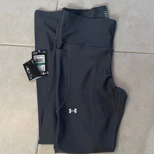 Under Armour Dark Gray Athletic Compression Leggings Large